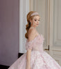 tiara de quinceanera oro rosa con cristal austriaco