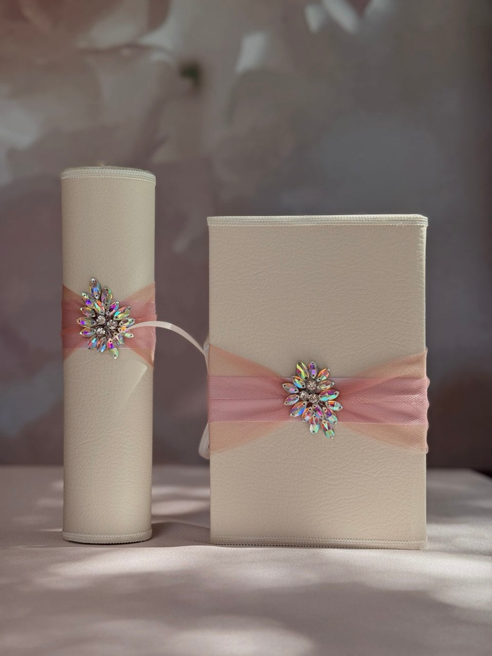 Biblia & Cirio Diamante Rosa-15