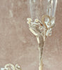 copas EBCP15 para brindis de novios con decoración de corazones con incrustaciones de cristal austriaco 
