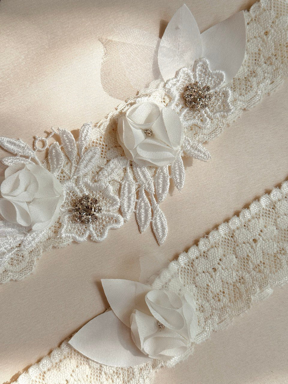 liga clover ivory de encaje 