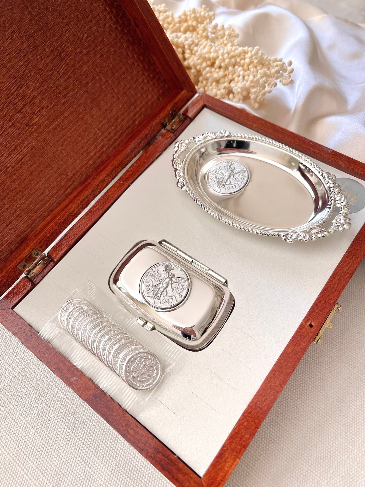 Set de Arras 4212 PLATA
Articulos Religiosos Boda