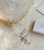 set de horquillas c1433 elaboradas con perla de rio y cristal austriaco bridal hairstyle bridal headband