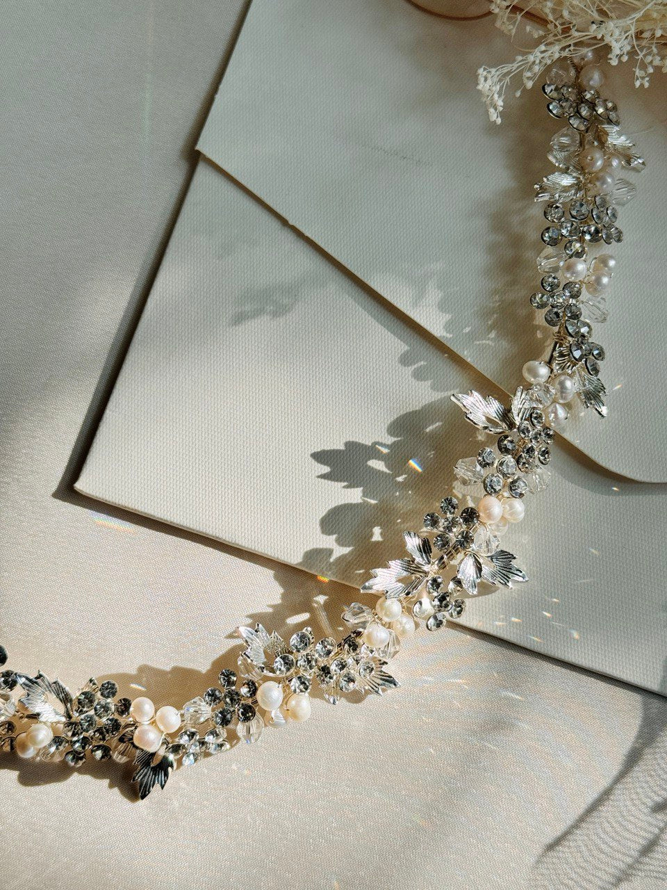 tocado bohemio ma68 elaborado con cristal austriaco y perla bridal hairstyle boho bridal headband 