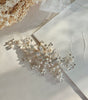 peineta ma70 tocado de novia  con cristales austriacos y perla de rio bridal hairstyle bridal headband 