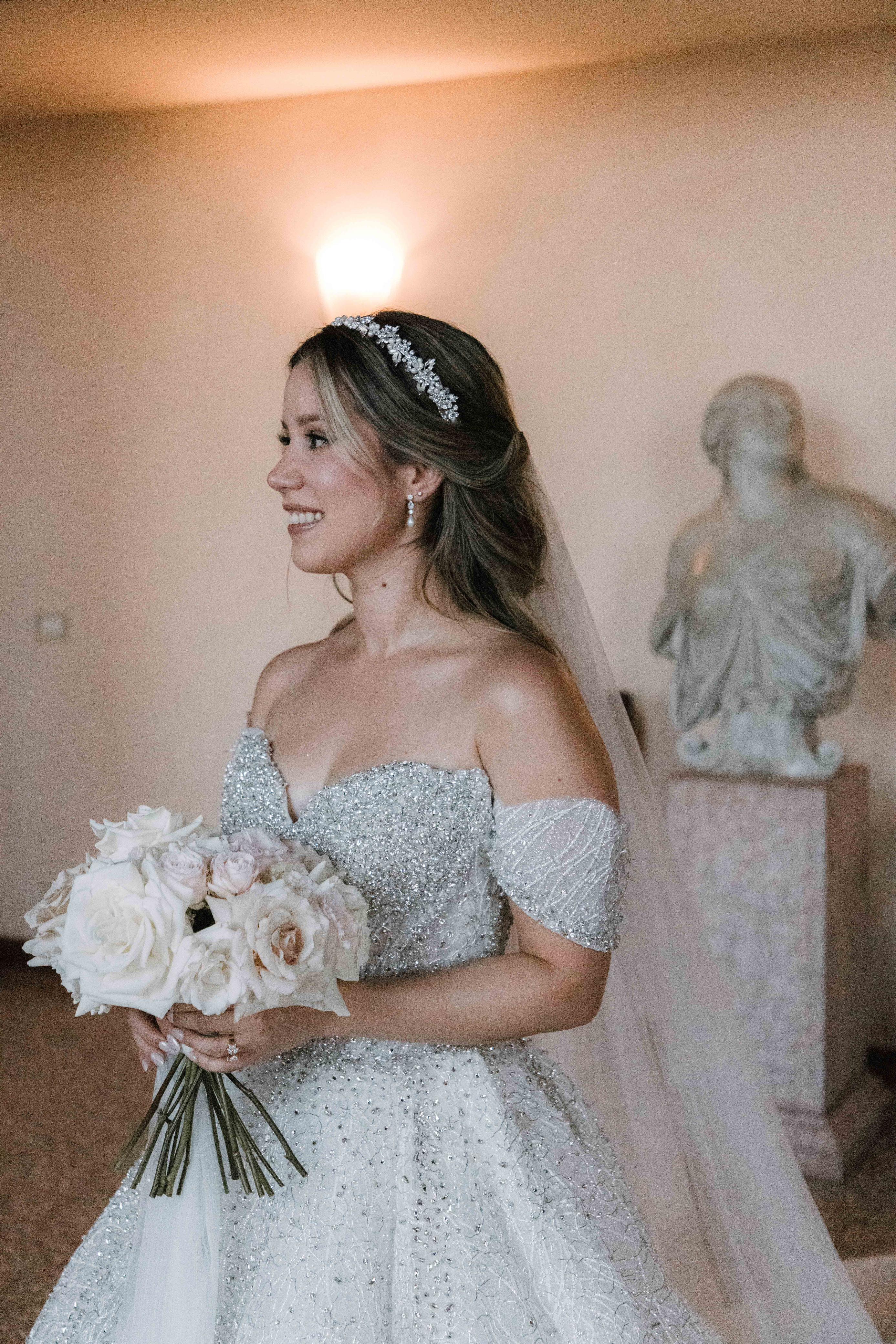 tocado bohemio ma68 elaborado con cristal austriaco y perla bridal hairstyle boho bridal headband 