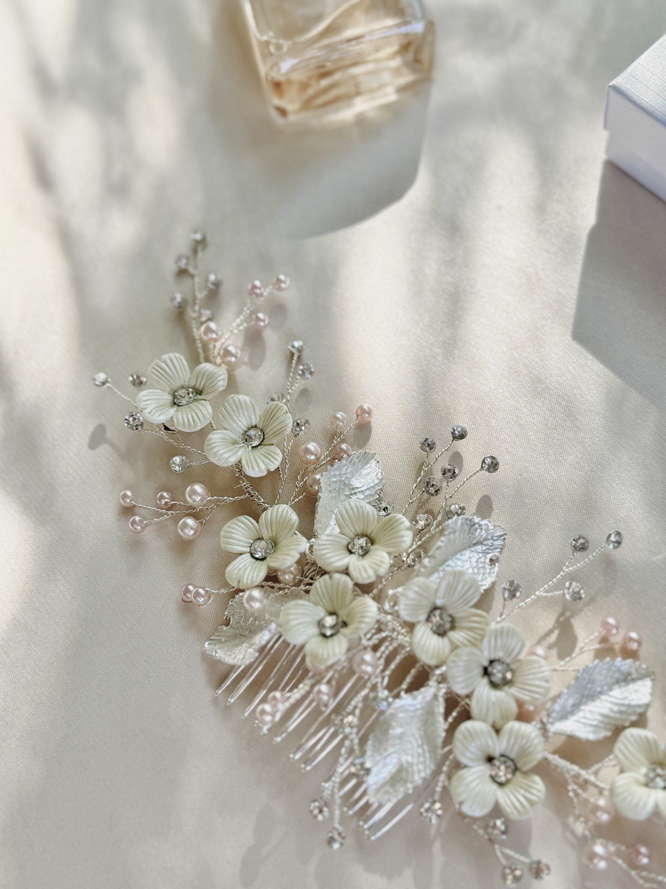 peineta S8263 tocado de novia boho 
bridal hairstye bridal headband 