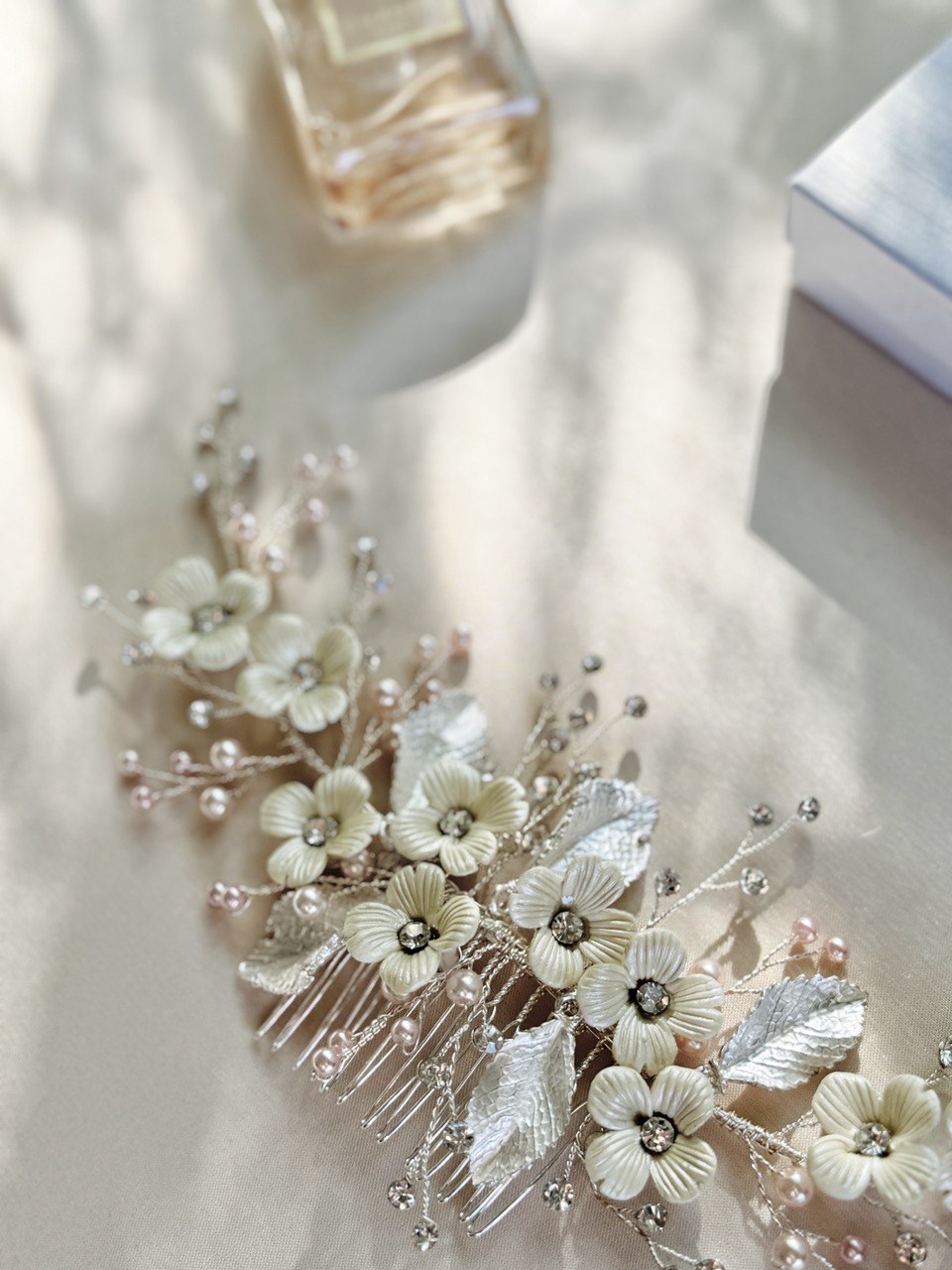 peineta S8263 tocado de novia boho 
bridal hairstye bridal headband 