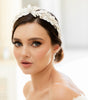 diadema armida ivoryelaborada con  pasta francesa e incrustación de cristal austriaco bridal hairstyle bridal headband 