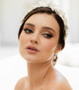 diadema armida ivoryelaborada con  pasta francesa e incrustación de cristal austriaco bridal hairstyle bridal headband 