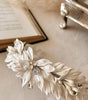 diadema armida ivoryelaborada con  pasta francesa e incrustación de cristal austriaco bridal hairstyle bridal headband 