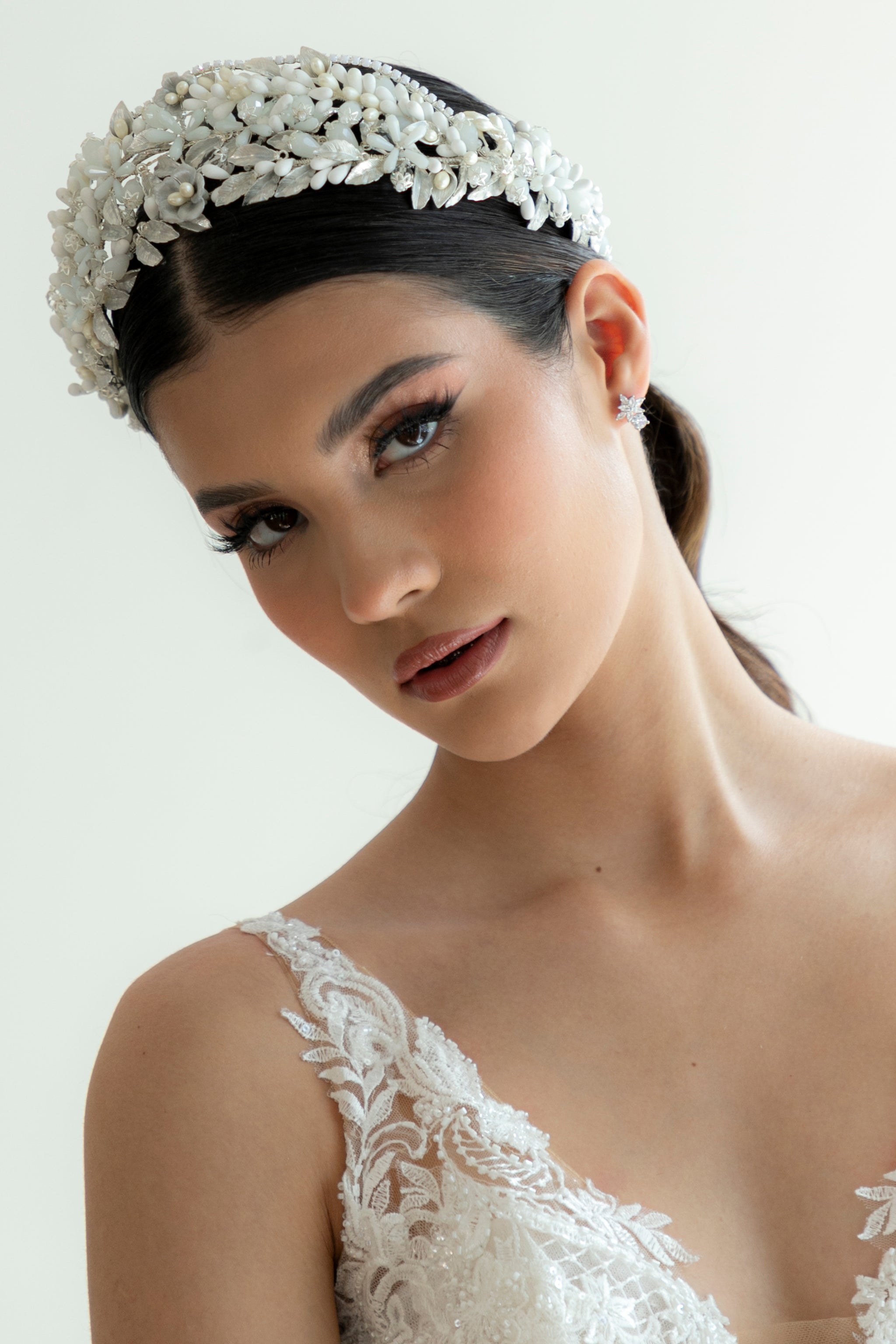 Headpiece Coronas De Flores Para Niñas Comunion Diadema Flores