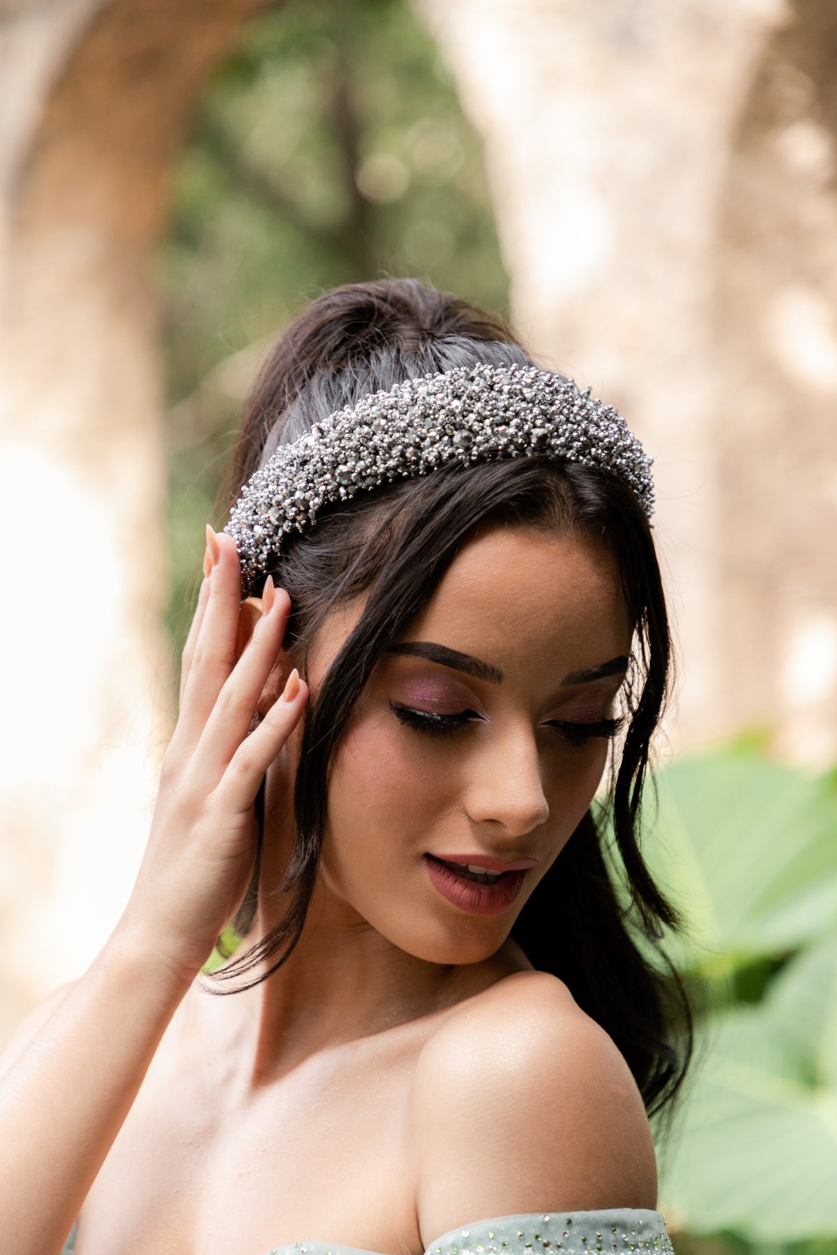 DIADEMA MONACO PLATA TURCA-15
