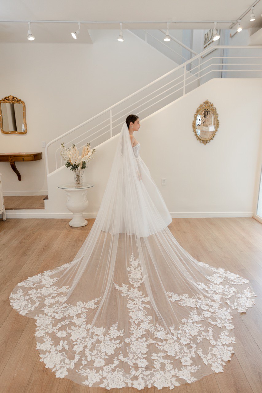 Llevar Velo Velos De Novia Medianos Velos De Encaje Para Iglia