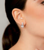 arete de novia con cristal BROQUEL B129