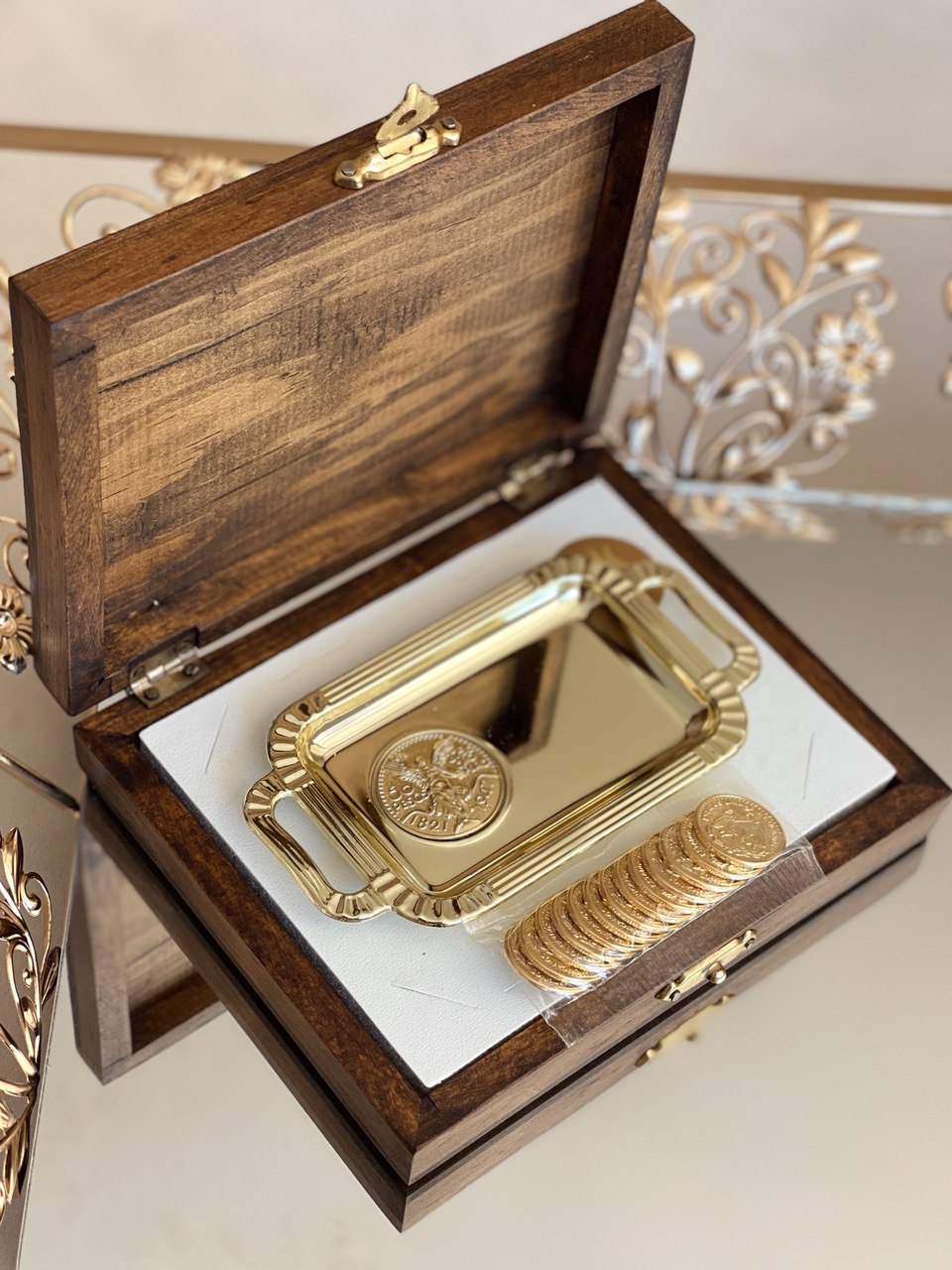 Set de Arras 4225 oro
Articulos Religiosos Boda