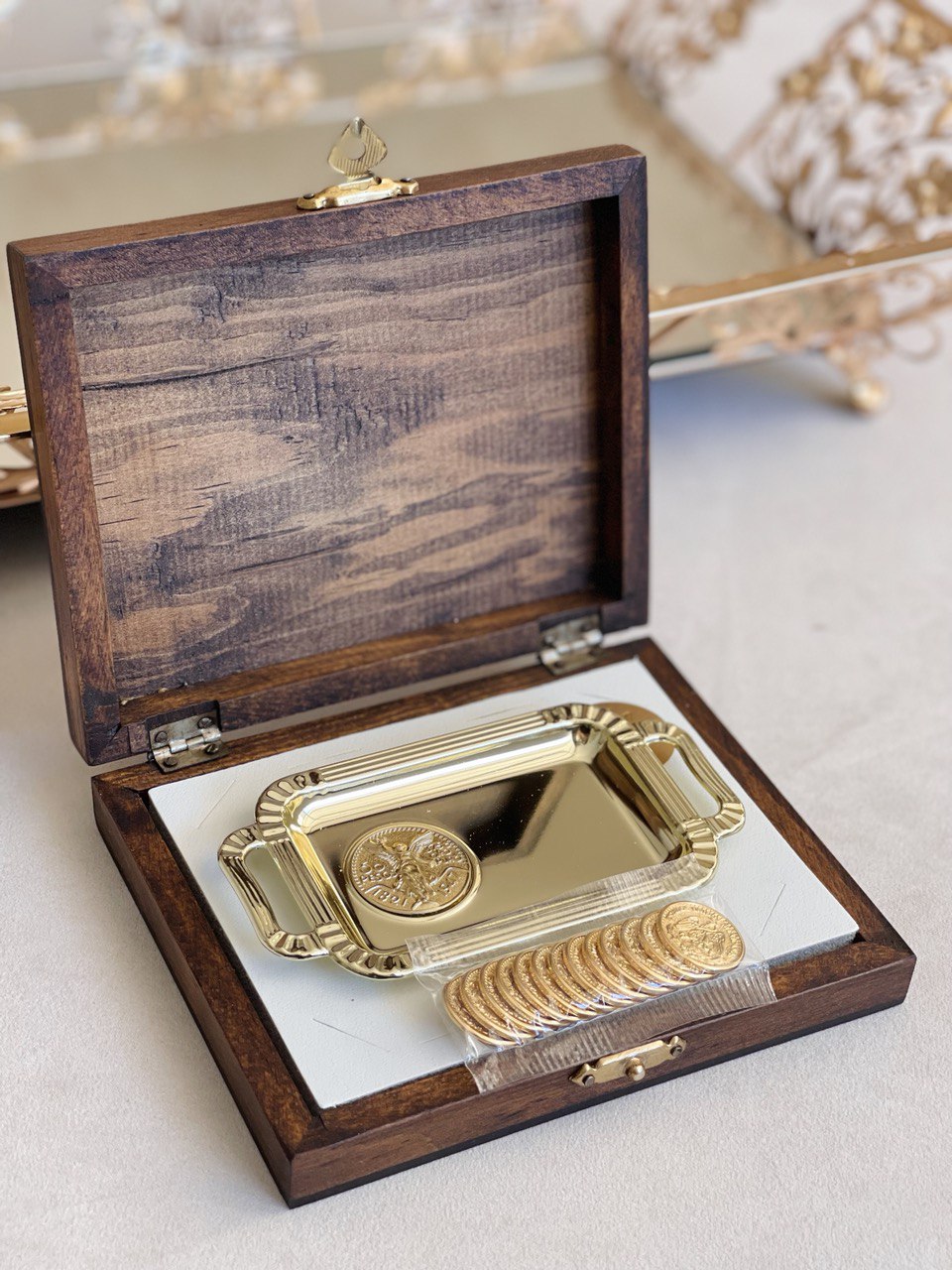Set de Arras 4225 oro
Articulos Religiosos Boda