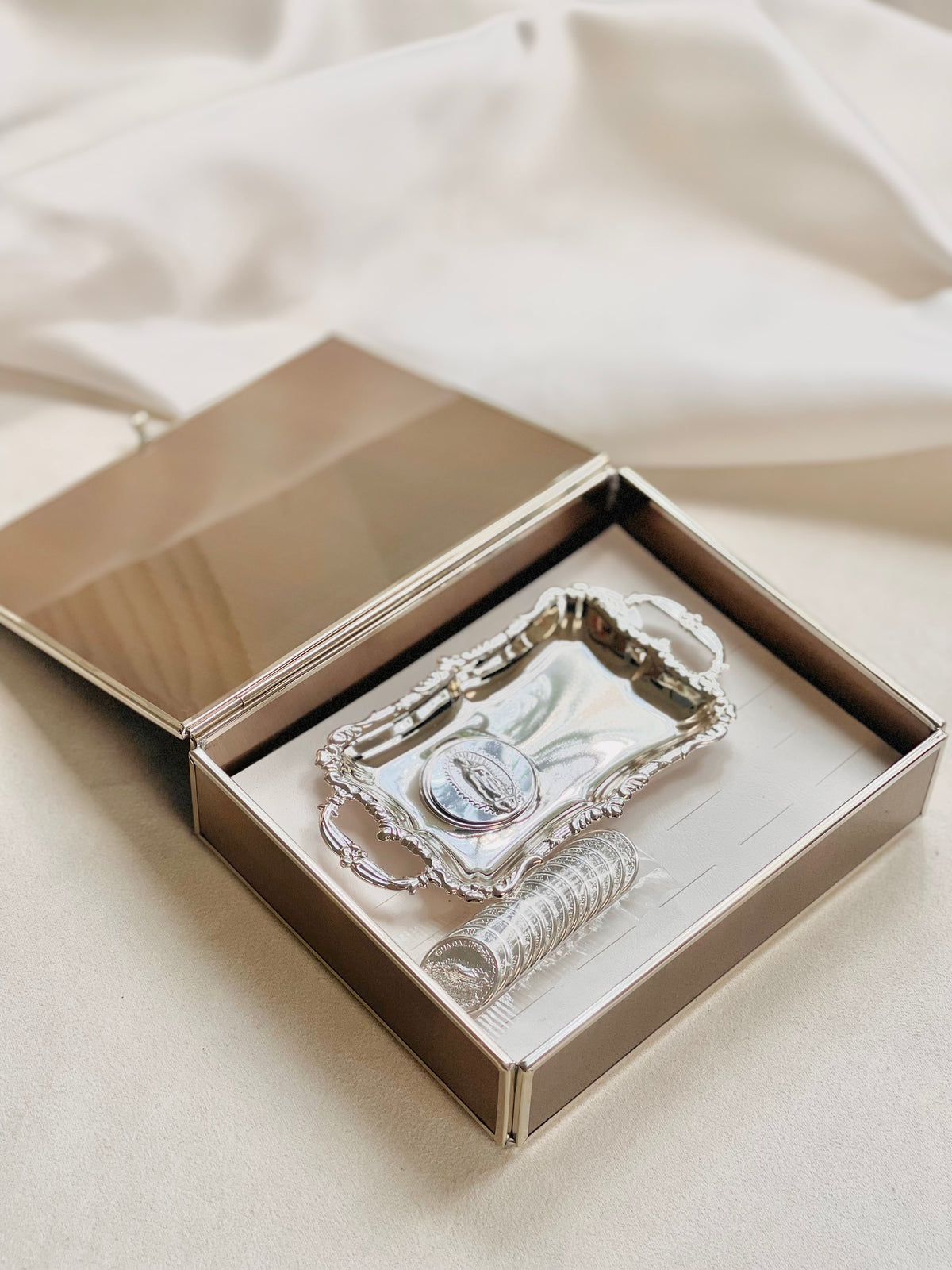 SET ARRAS 4228 PLATA novios
Articulos Religiosos Boda