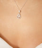 arete con dije y cristal JUEGO NE17 PINK