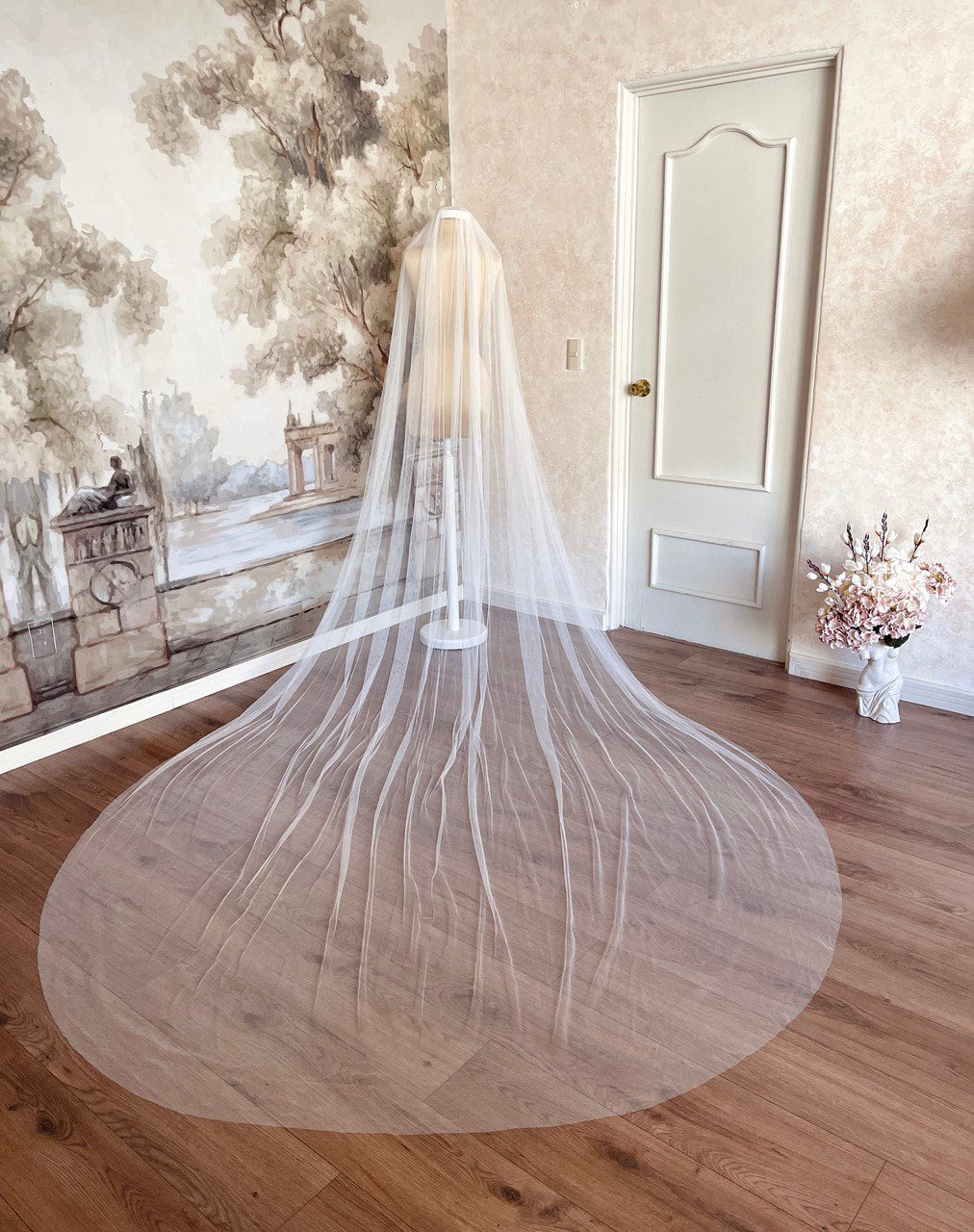 Velos De Novia De Longitud Catedral Coronas De Novia De Tul